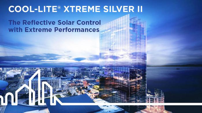 Ο COOL-LITE® XTREME Silver II υαλοπίνακας αποτελεί καινοτομία στον χώρο του γυαλιού.